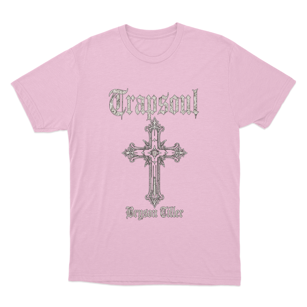 Bryson Tiller Trapsoul Gothic Cross Unisex T Shirt Pink Bryson Tiller Trapsoul Gothic Cross Unisex T Shirt Pink