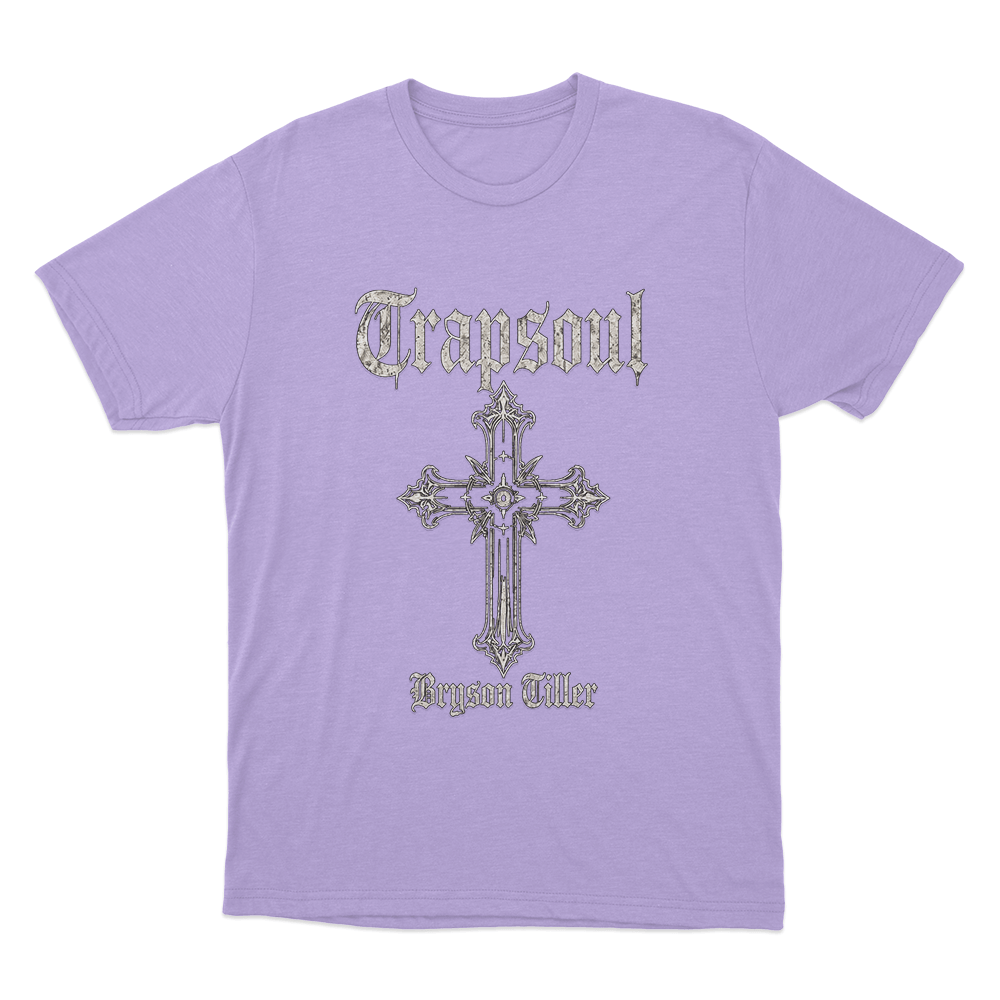 Bryson Tiller Trapsoul Gothic Cross Unisex T Shirt Purple Bryson Tiller Trapsoul Gothic Cross Unisex T Shirt Purple