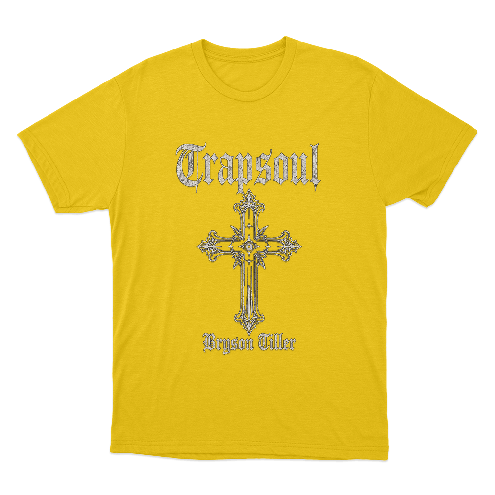 Bryson Tiller Trapsoul Gothic Cross Unisex T Shirt Yellow Bryson Tiller Trapsoul Gothic Cross Unisex T Shirt Yellow